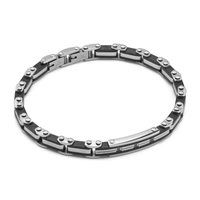 Bracelet Boccadamo Homme in Acier ABR793
